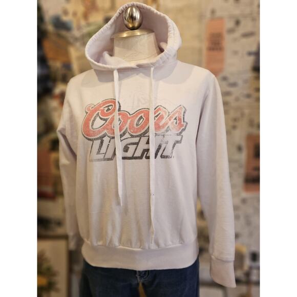 Modern Fagary and Easy Coors Light Hoodie Womens Size Sm - Picture 1 of 5
